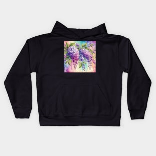 Wisteria Flower Kids Hoodie